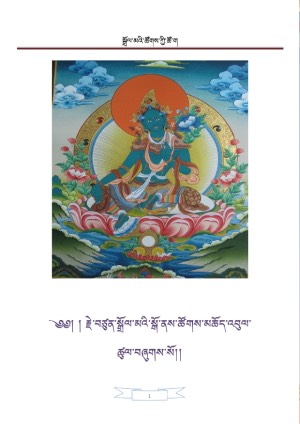 སྒྲོལ་མའི་ཚོགས་མཆོད།