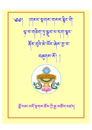 གསང་སྔགས་གསར་རྙིང་གི་ལྟ་བ་གཅིག་ཏུ་སྒྲུབ་པ།