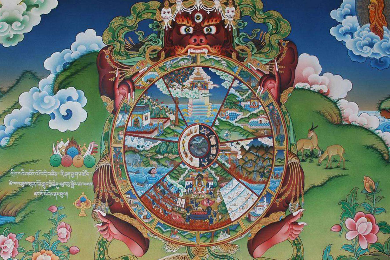སྲིད་པའི་འཁོར་ལོའི་མཚོན་དོན་སོགས།